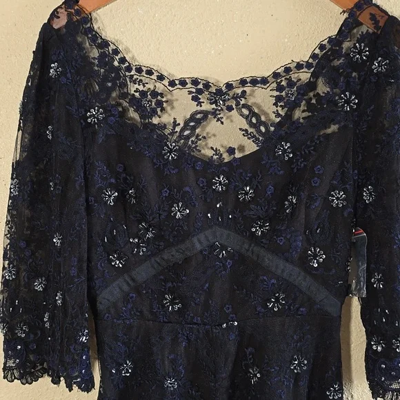 Free People Midnight Blue Lace Romper